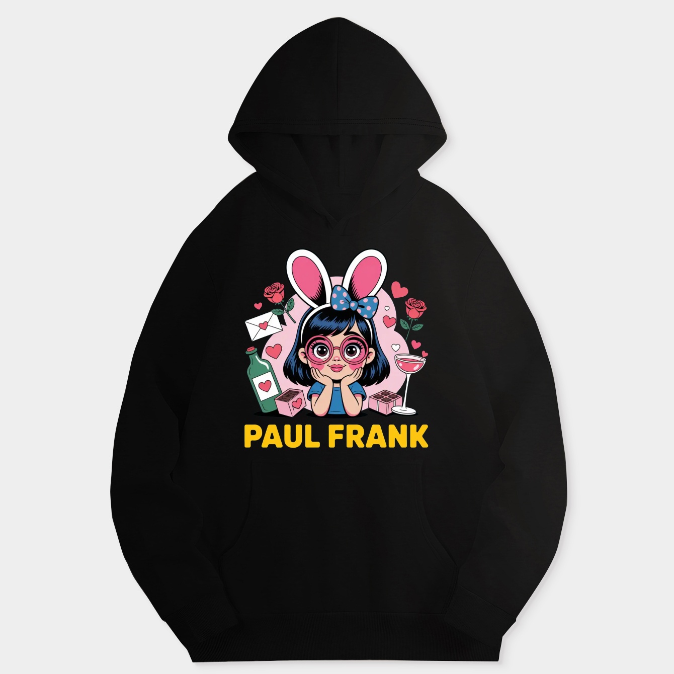 Paul Frank Bunny Girl Valentine Women's Hoodie