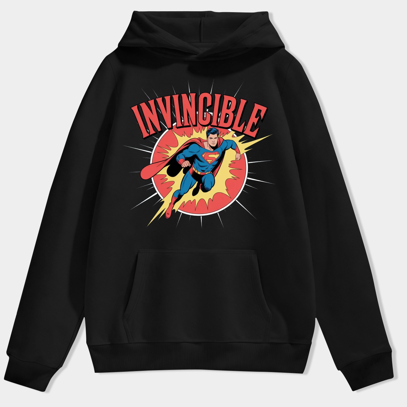 Superman Invincible Men's Hoodie