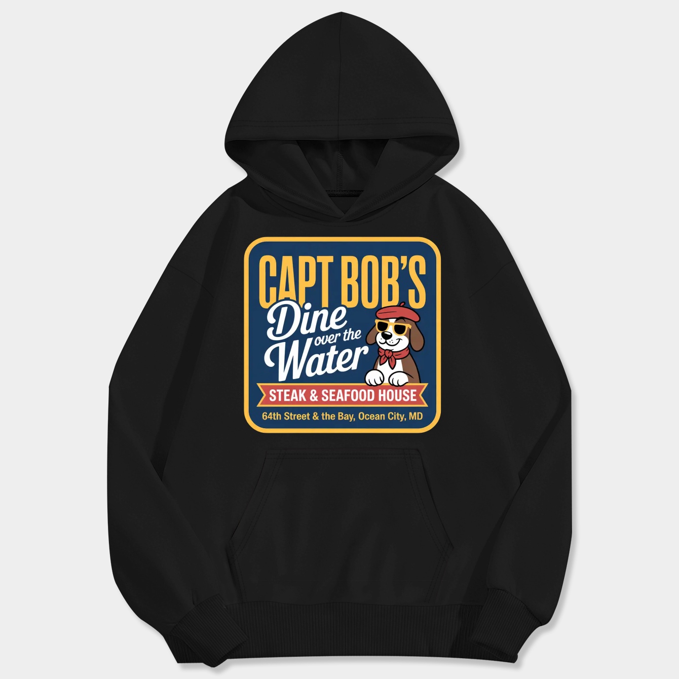 Captain Bob's, Ocean City, MD Men's Big & Tall Hoodie