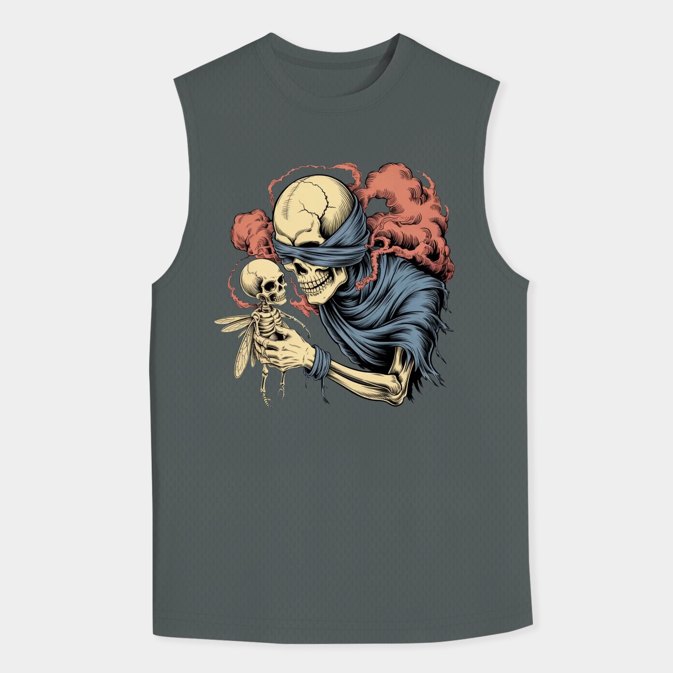 Pushead the wave Men's Big & Tall Tank Top