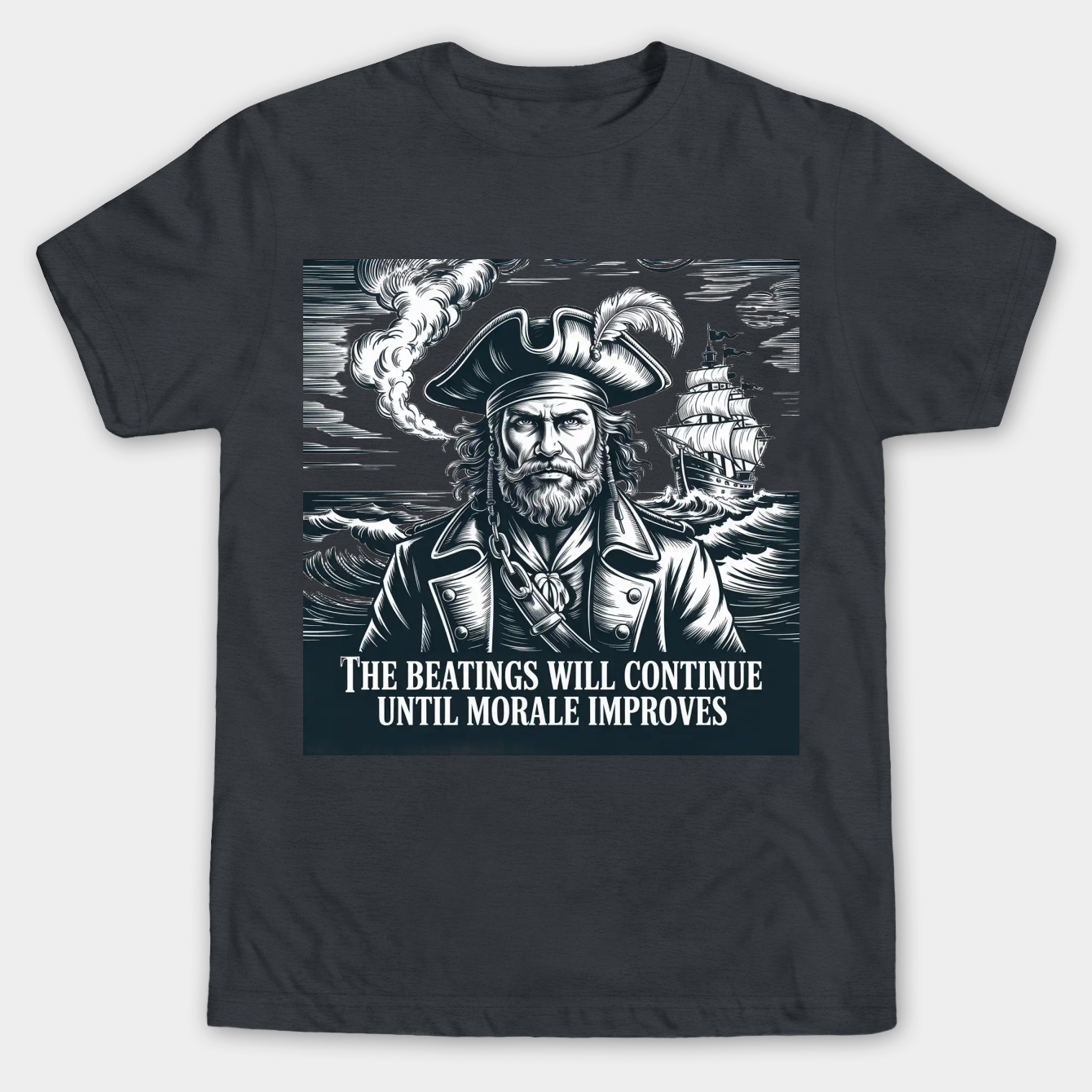 The Beatings Will Continue until Morale Improves Men's Big & Tall T-shirt