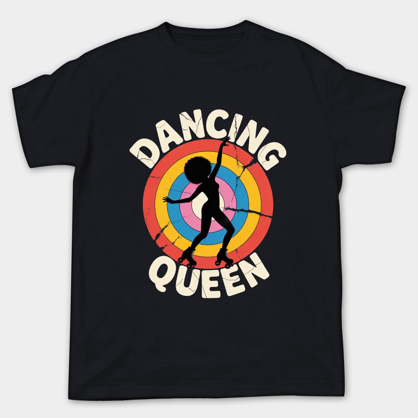 Dancing Queen Roller Disco Outfit Women's Plus Size T-shirt