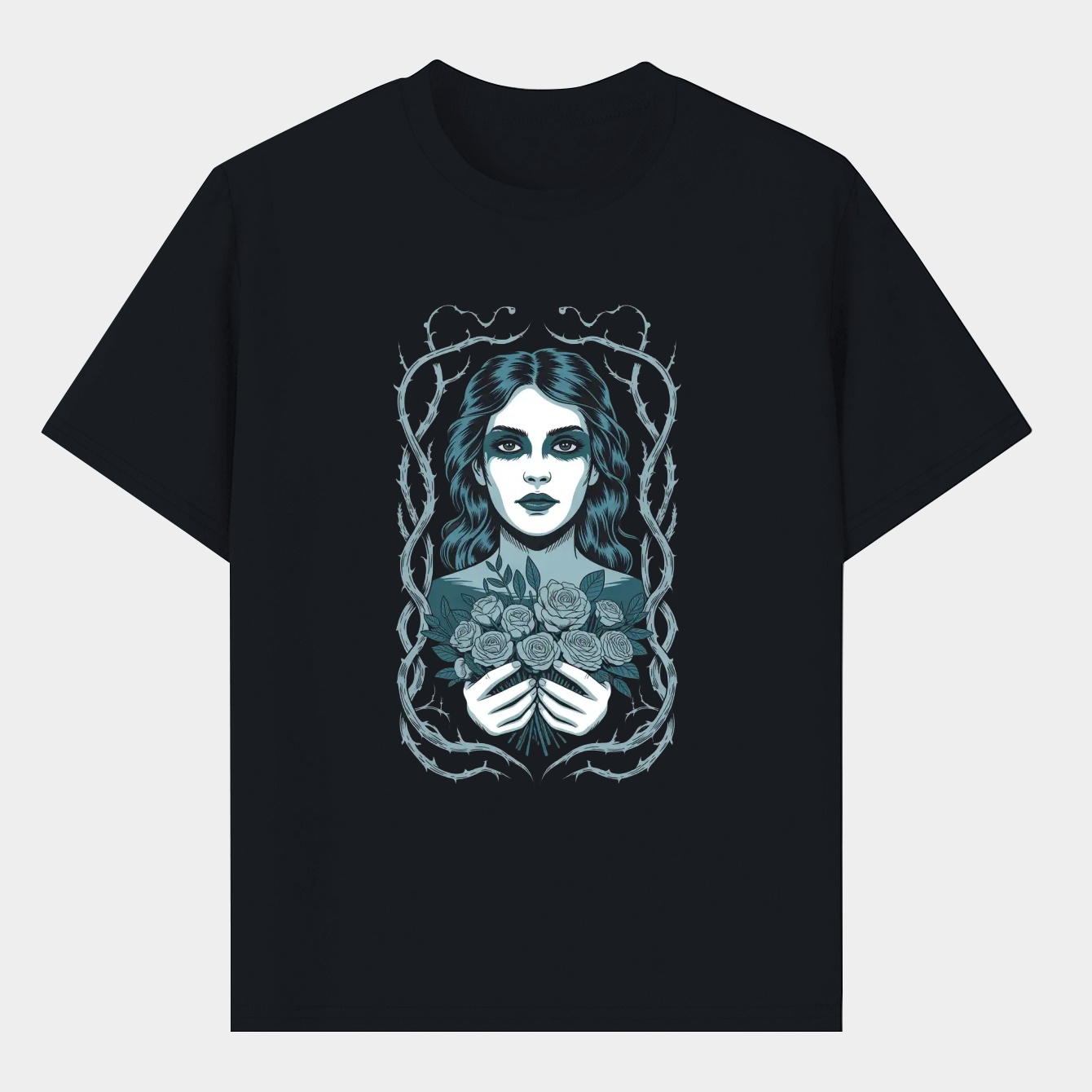 Corpse Bride Gothic Portrait Men's T-Shirt