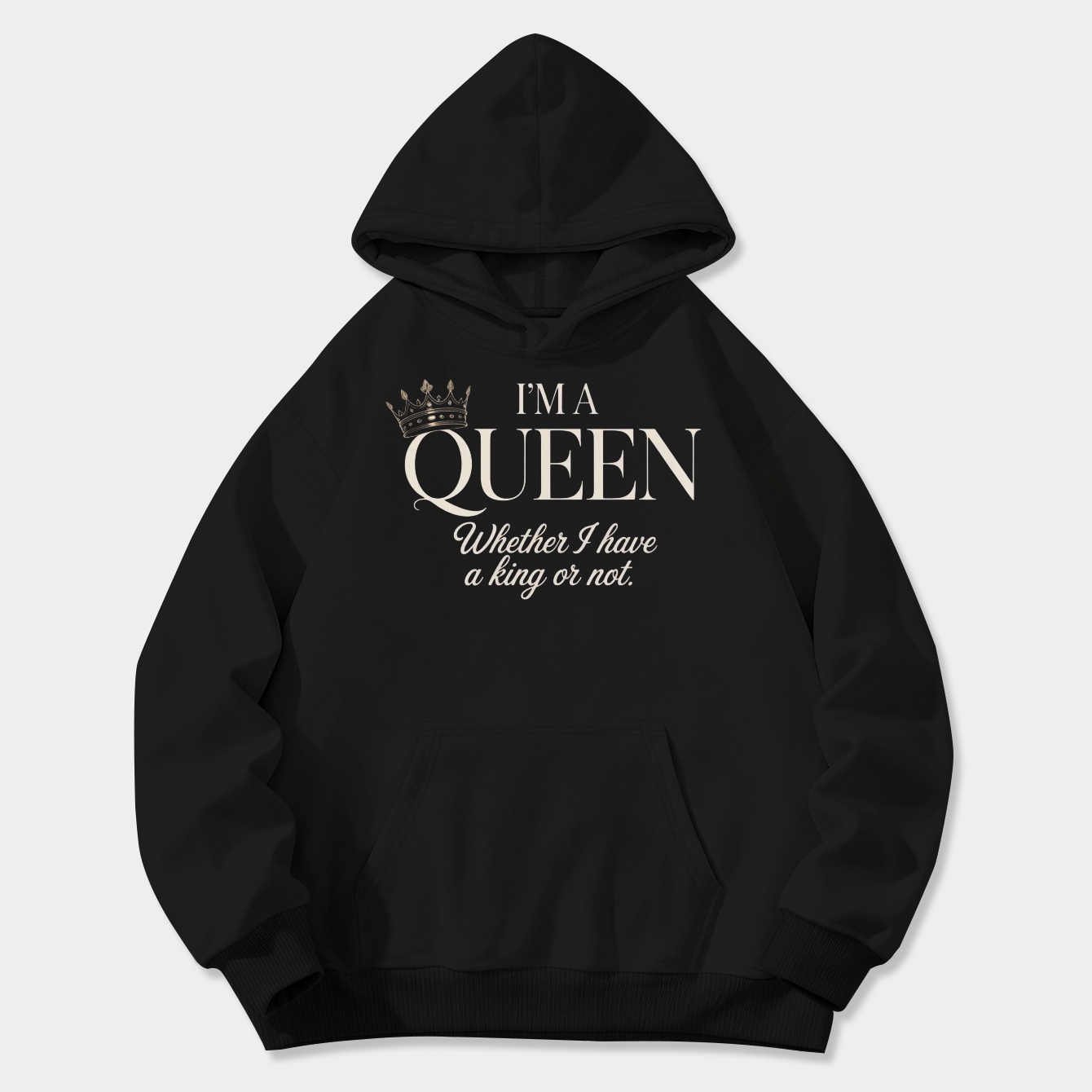 I'm A Queen Women's Plus Size Hoodie