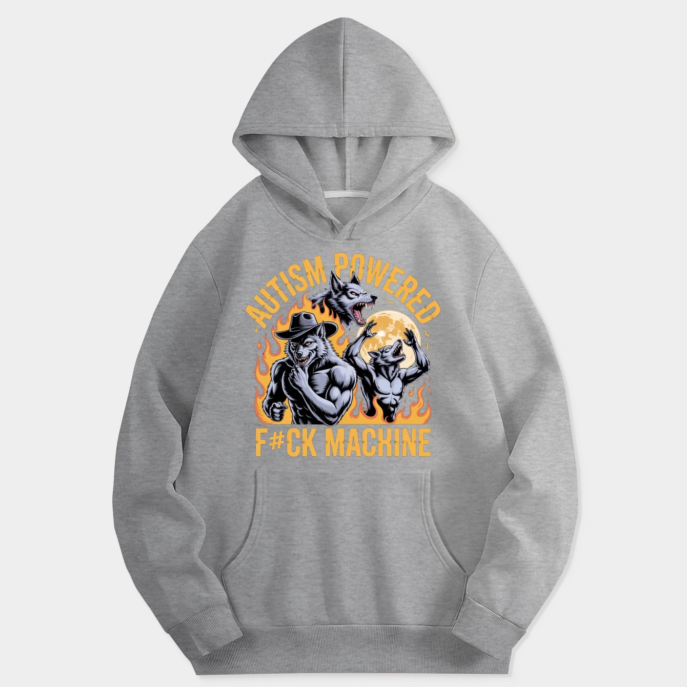 Autism Powered F#ck Machine Funny Cringe Werewolf Wolf Meme