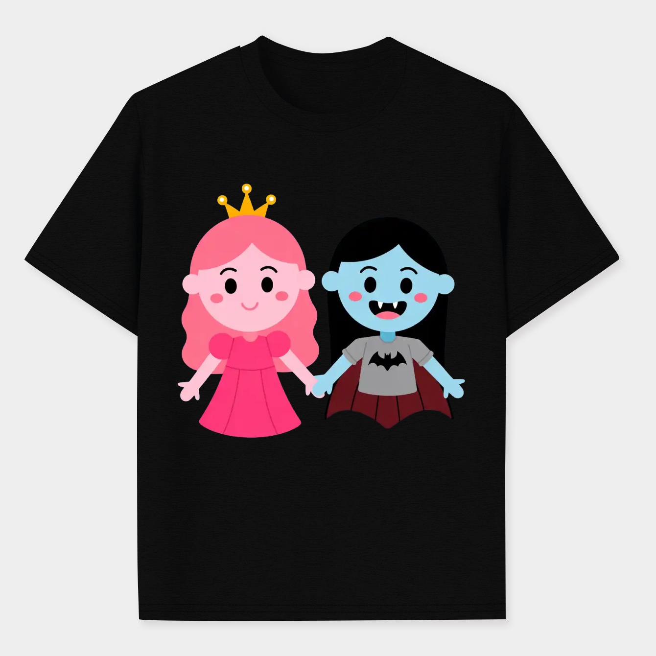 princess bubblegum & marceline Men's Performance Athletic T-Shirt