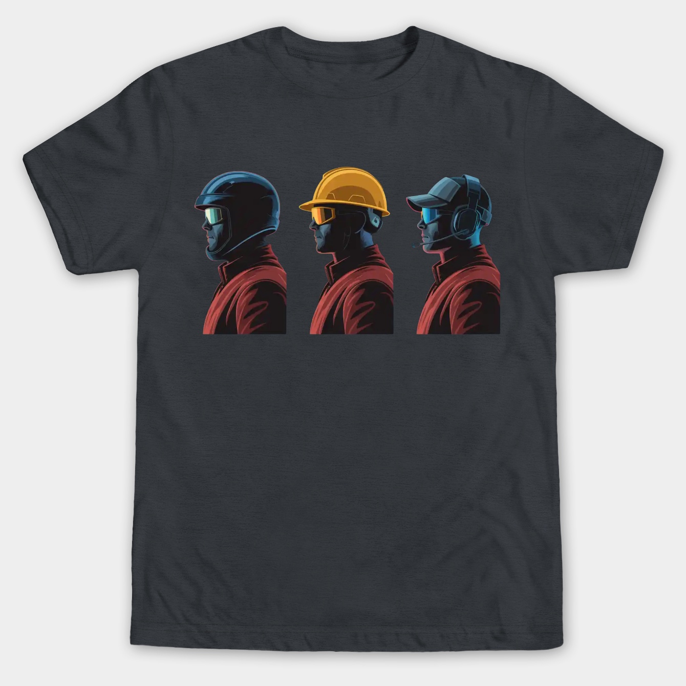 Team Fortress 2 Dramatic Class Silhouettes Men's Big & Tall T-shirt