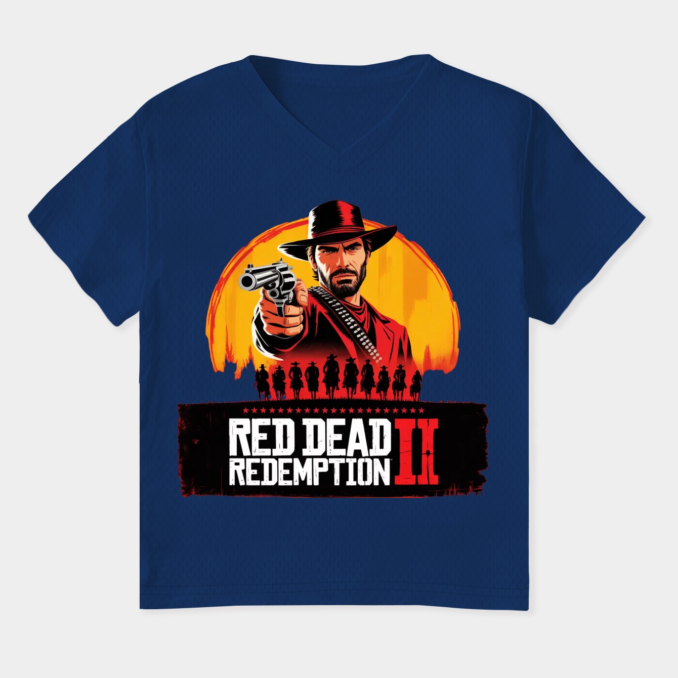 Red Dead Redemption II Women's Plus Size V-Neck T-Shirt