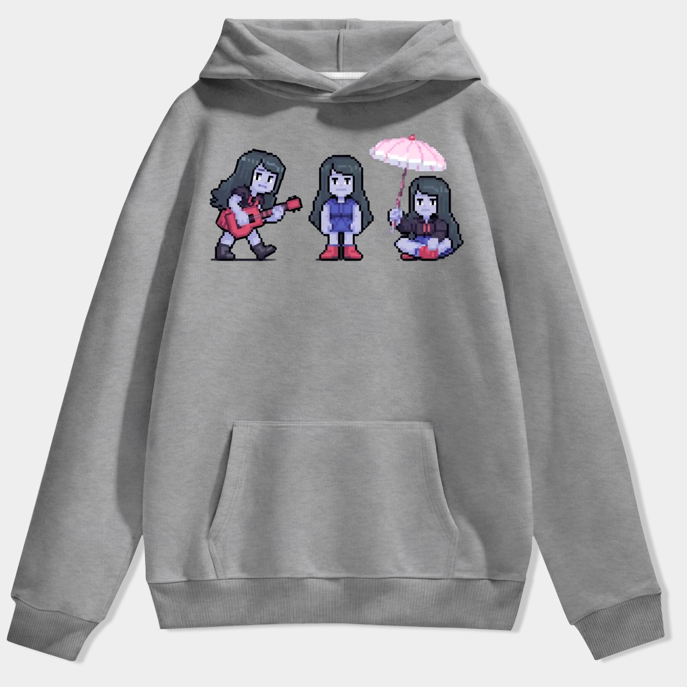 marceline pixel 3 sprites Men's Hoodie
