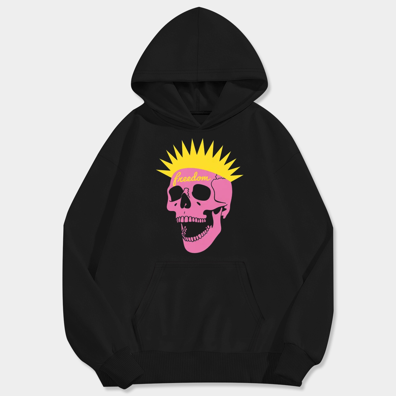 FREEDOM SKULL Men's Big & Tall Hoodie