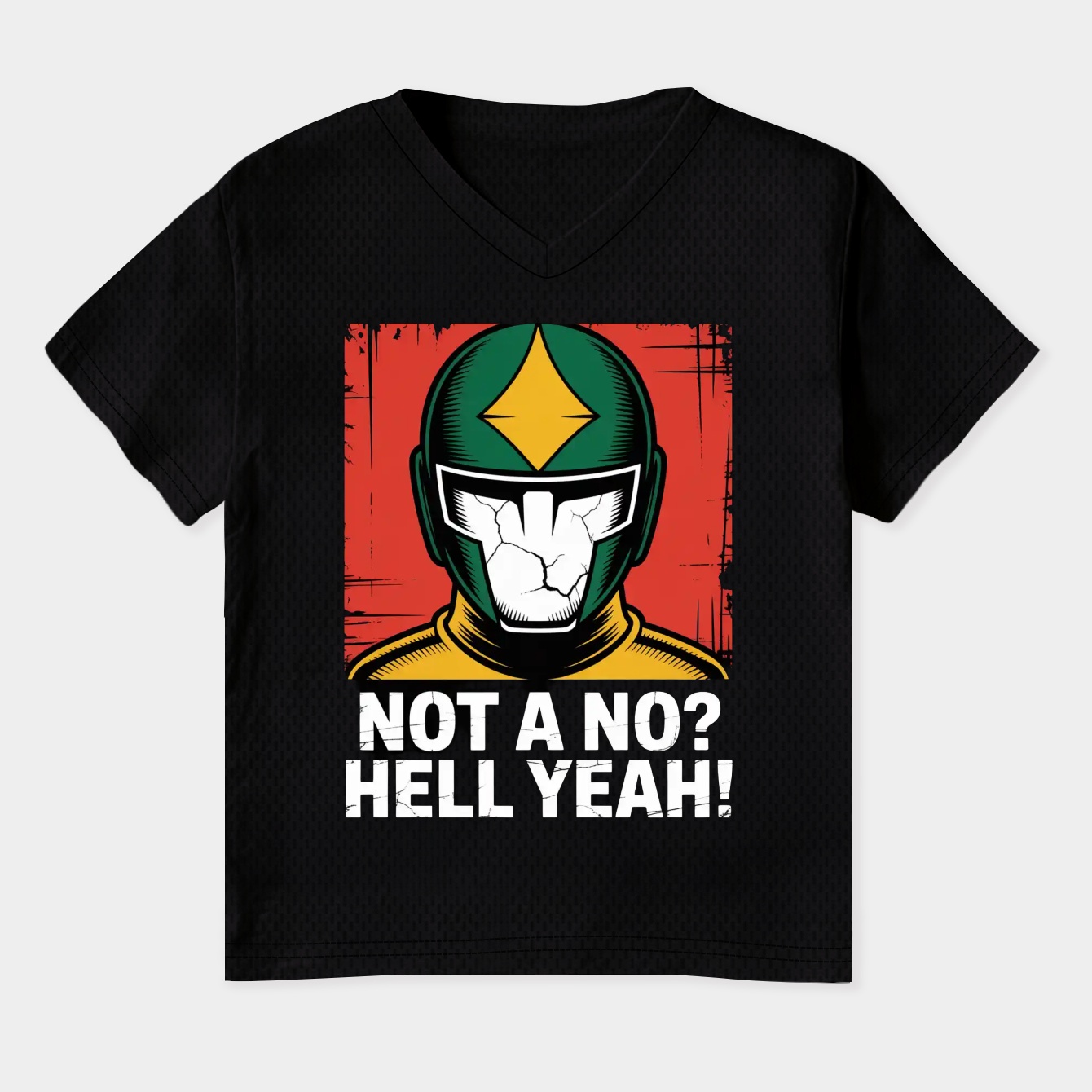 Not a no? Hell Yeah! Women's Plus Size V-Neck T-Shirt