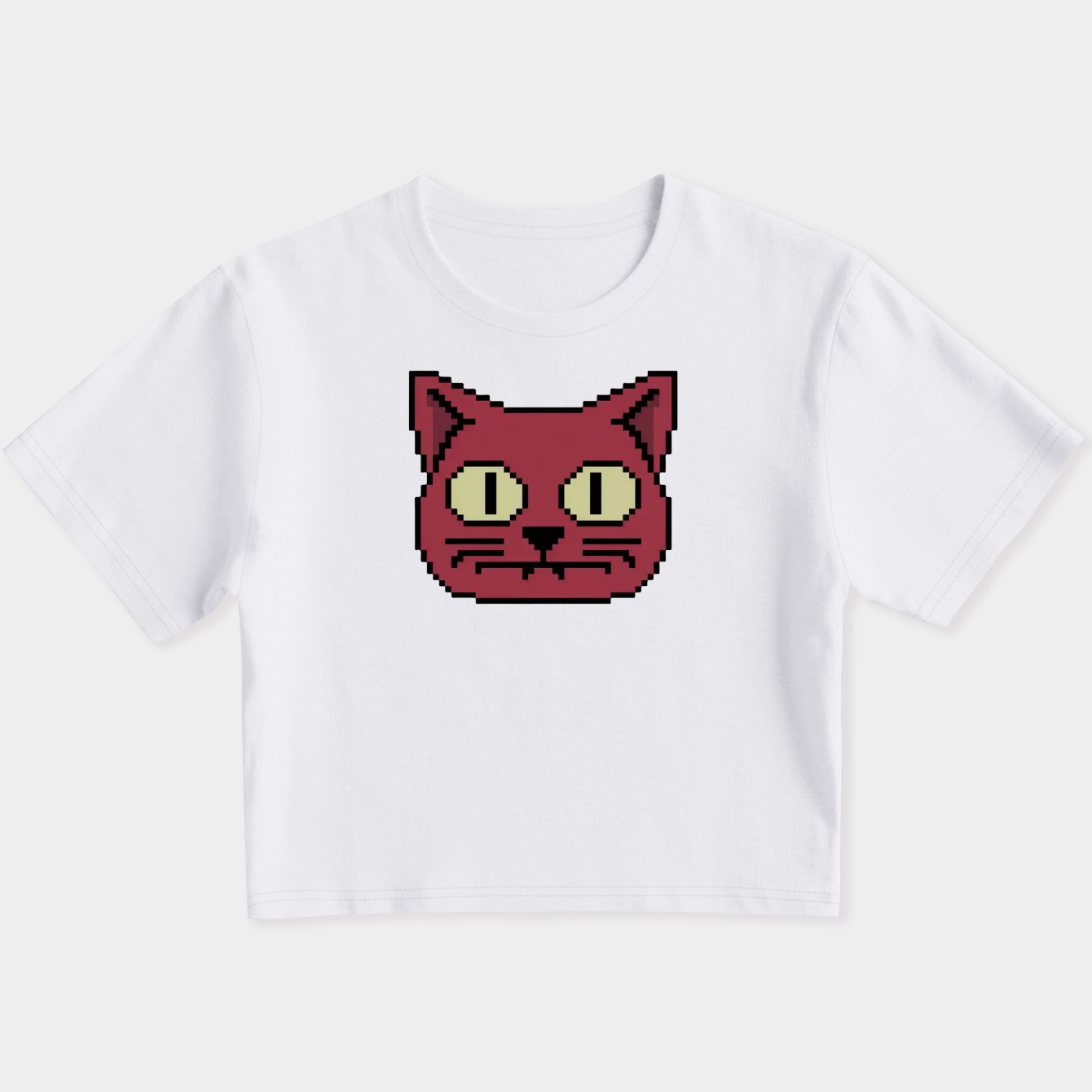 Demon Cat Women's Slim Fit Baby Tee