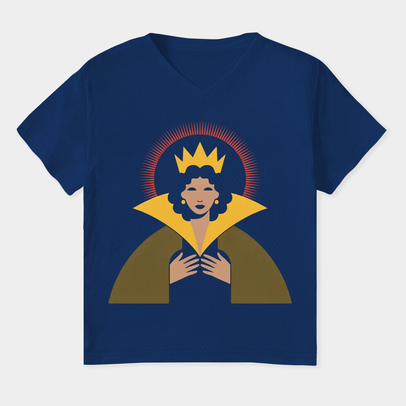 Queen Junko Women's Plus Size V-Neck T-Shirt