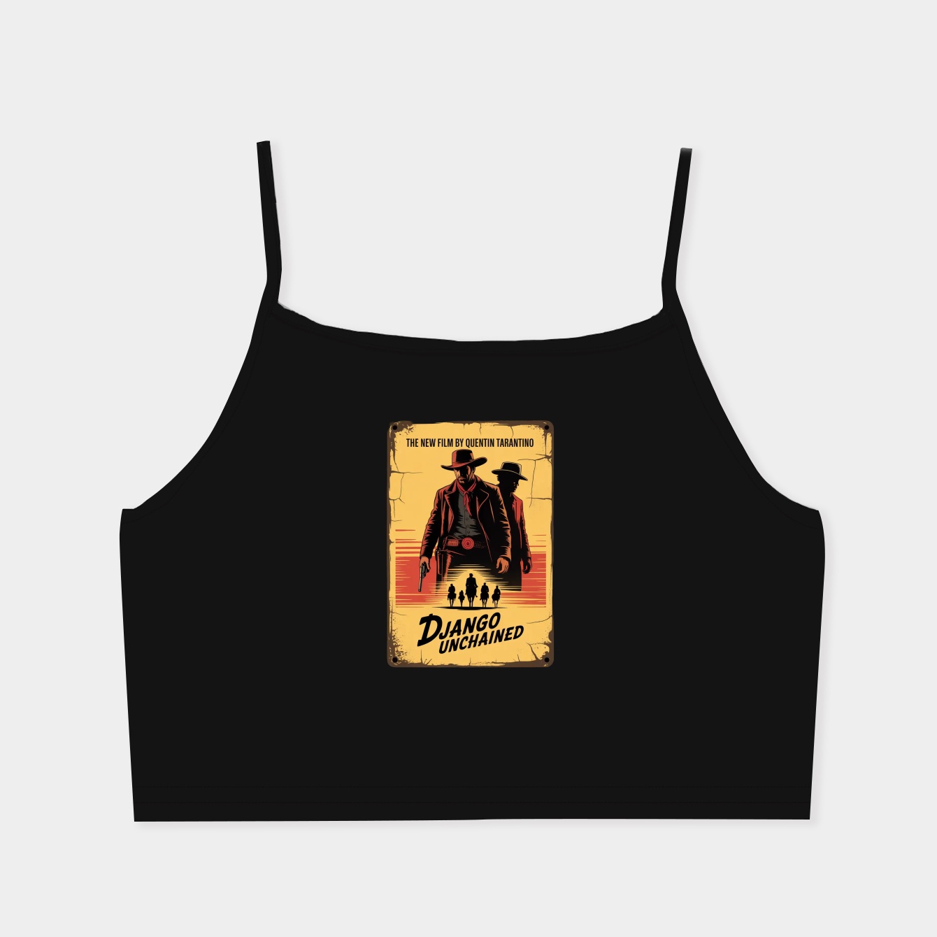 Django Unchained - Poster E Women's  Spaghetti Strap Tank Top