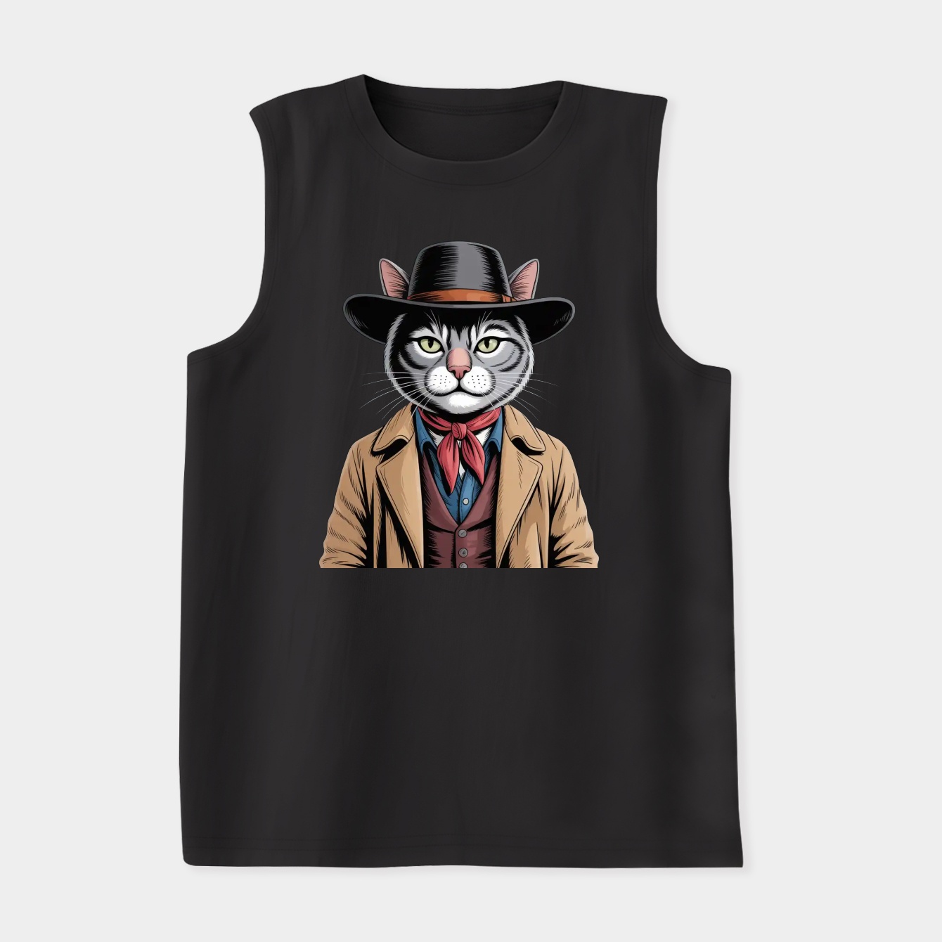 Meowthur Morgan Women's Soft Tank Top