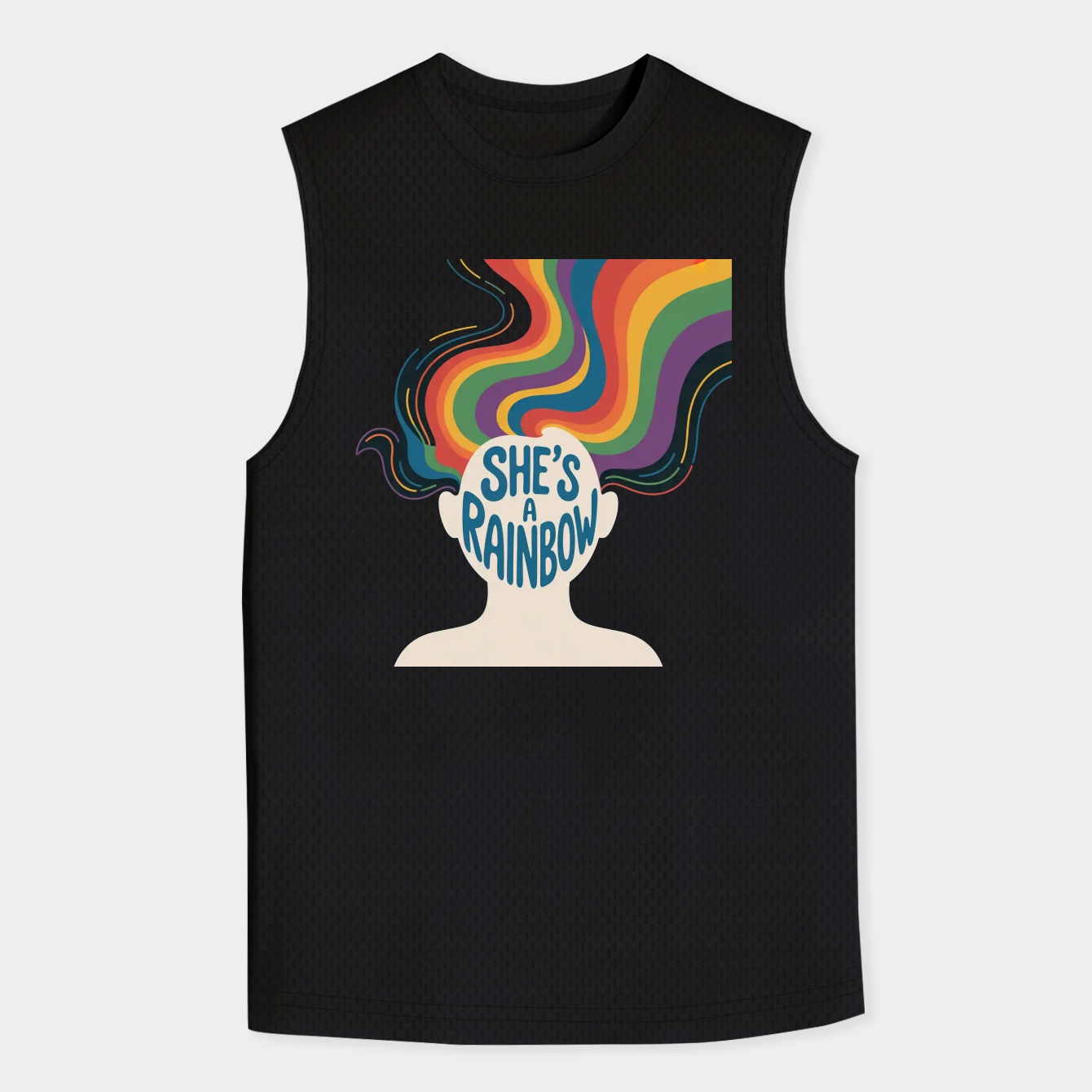 She_s a Rainbow Men's Tank Top