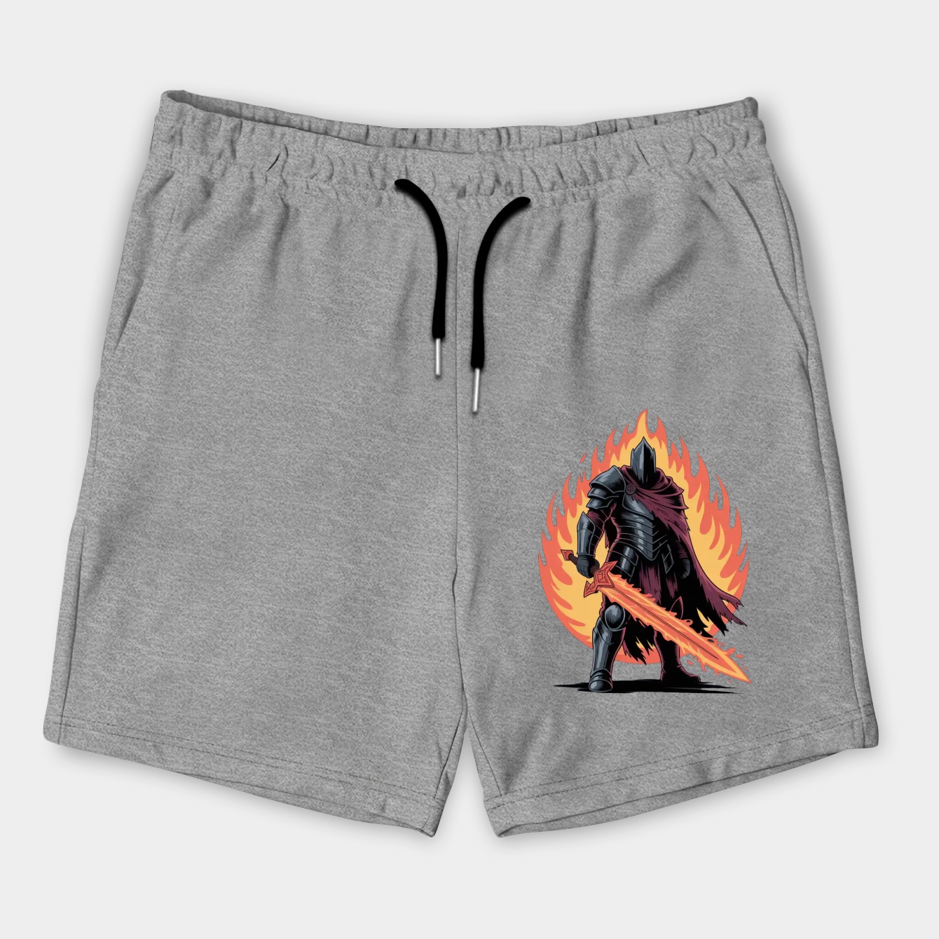 dark soul flame warrior Men's Shorts