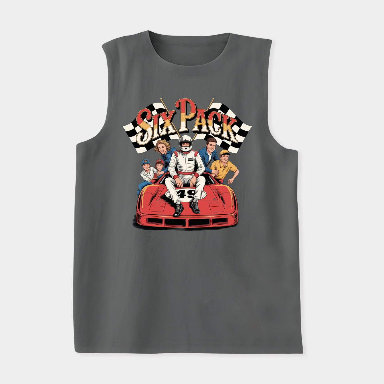 Six Pack Racing Crew Women's Soft Tank Top