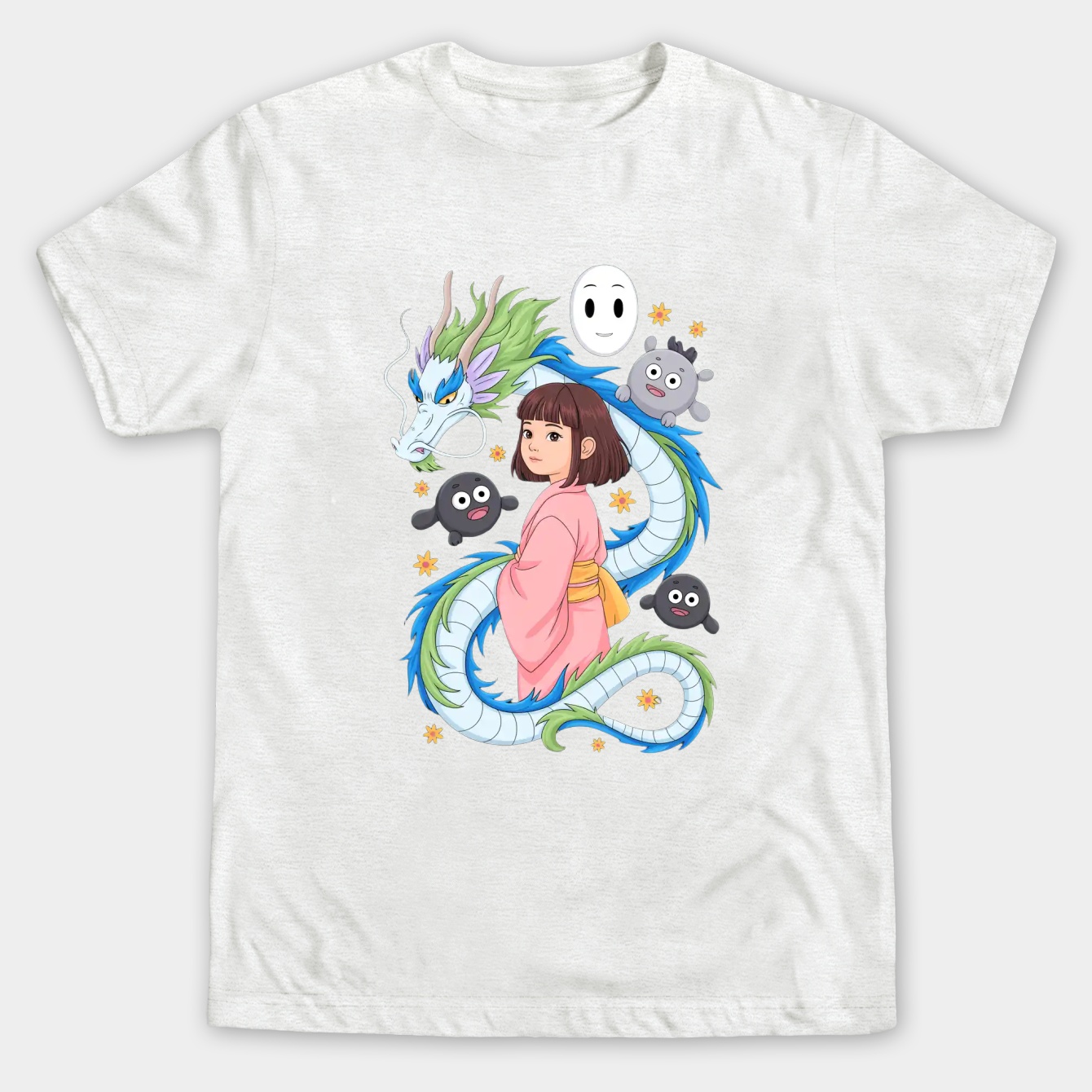 Spirited Away Men's Big & Tall T-shirt