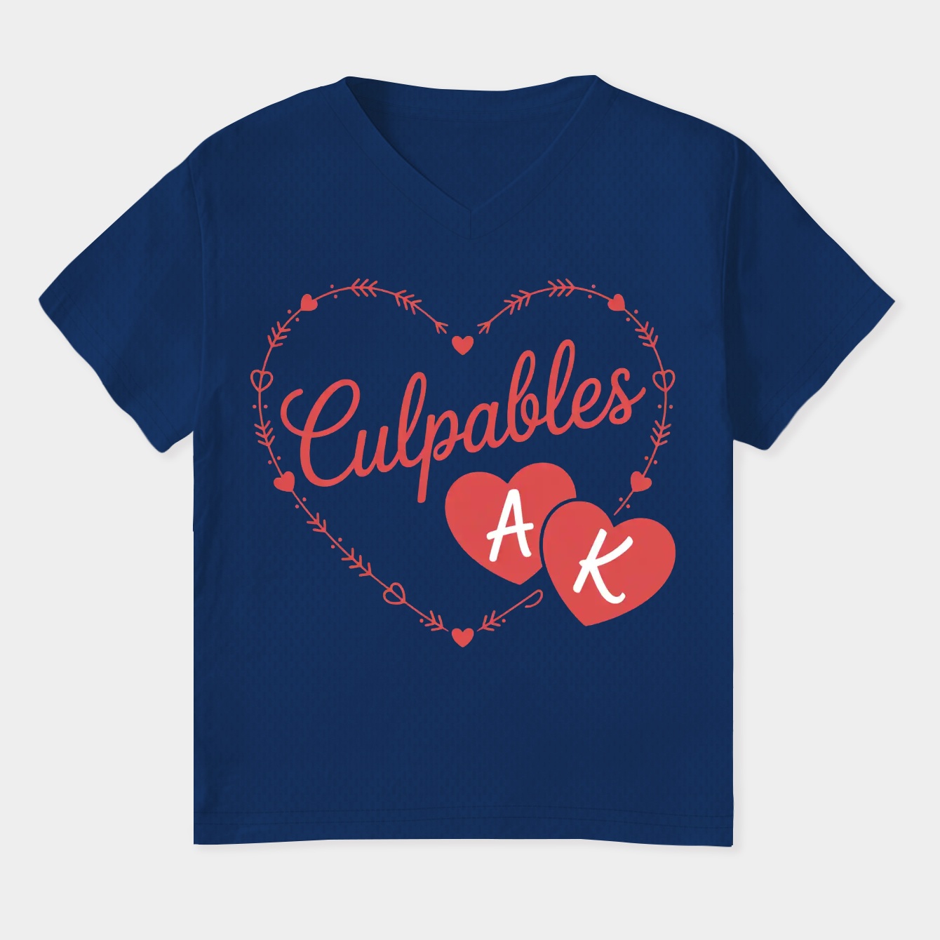 Culpables Women's Plus Size V-Neck T-Shirt