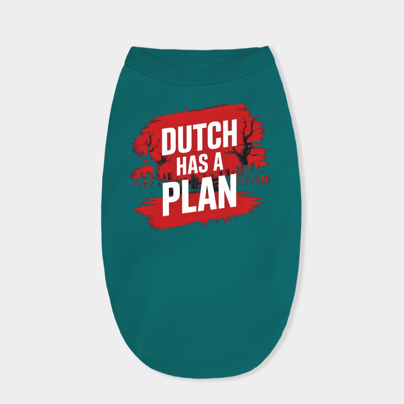 Dutch Has a Plan Dog Shirt