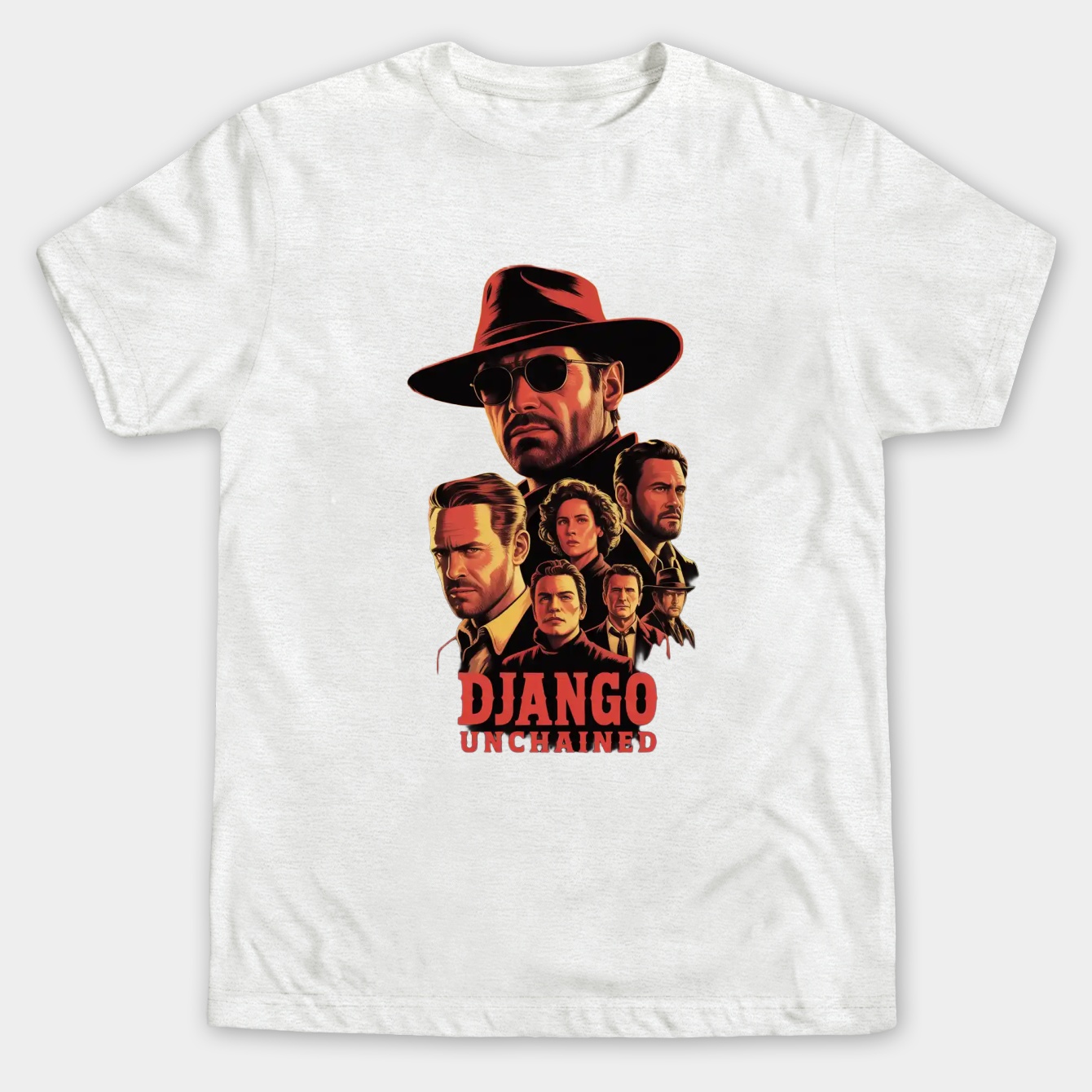Red Dead Django Unchained Men's Big & Tall T-shirt