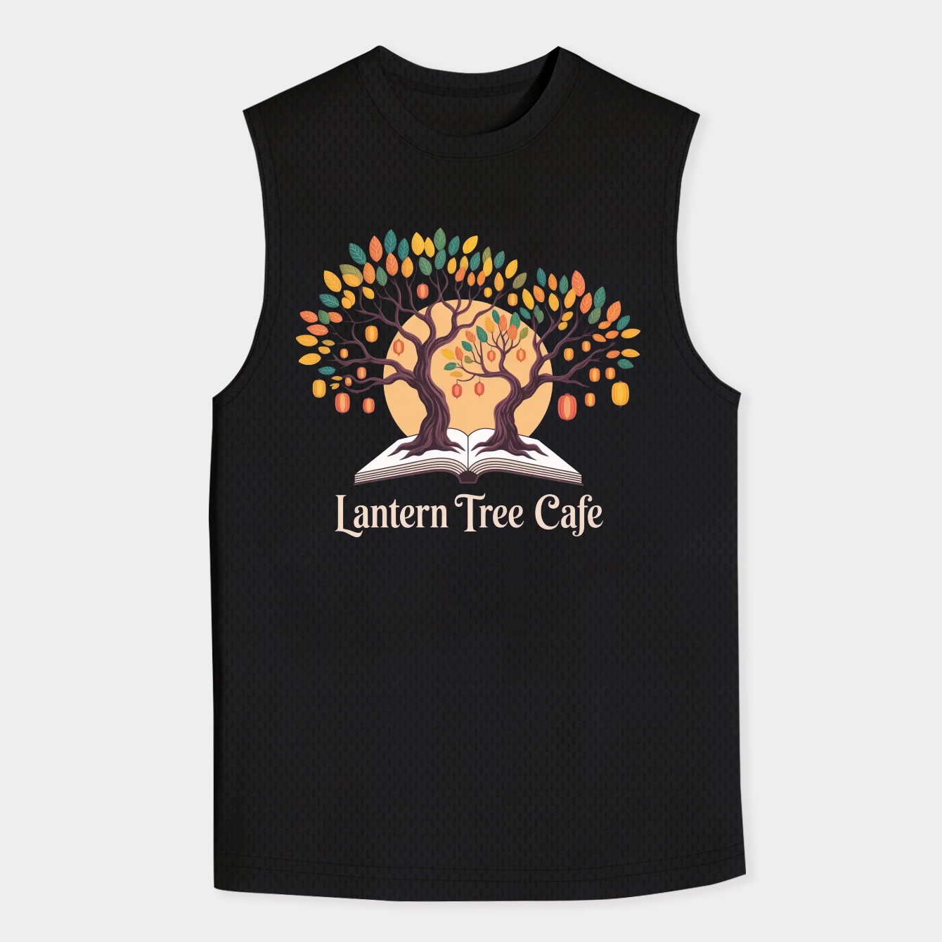 Lantern Tree Cafe Men's Tank Top