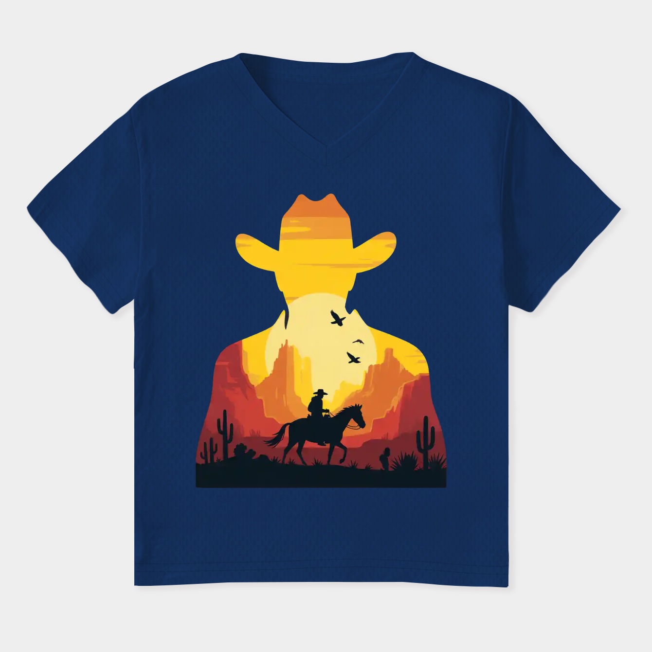 Red-Logo Women's Plus Size V-Neck T-Shirt