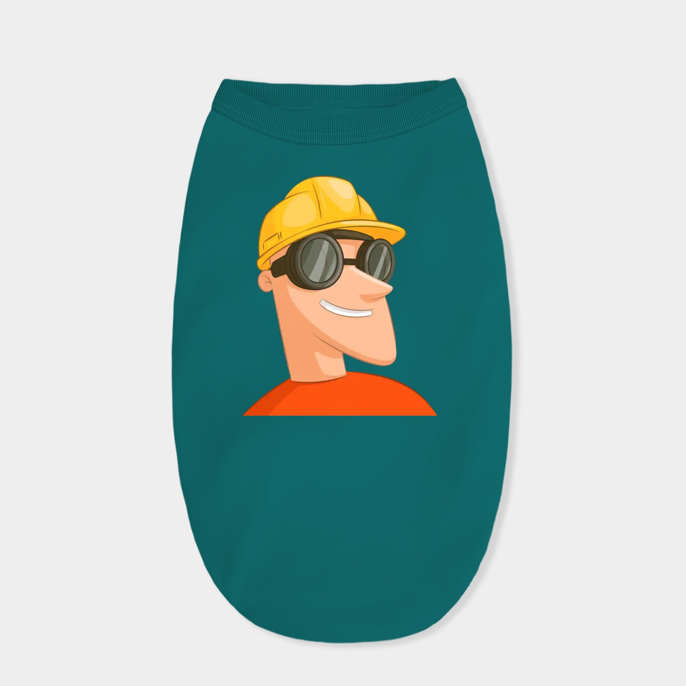 Engineer is sideways Dog Shirt