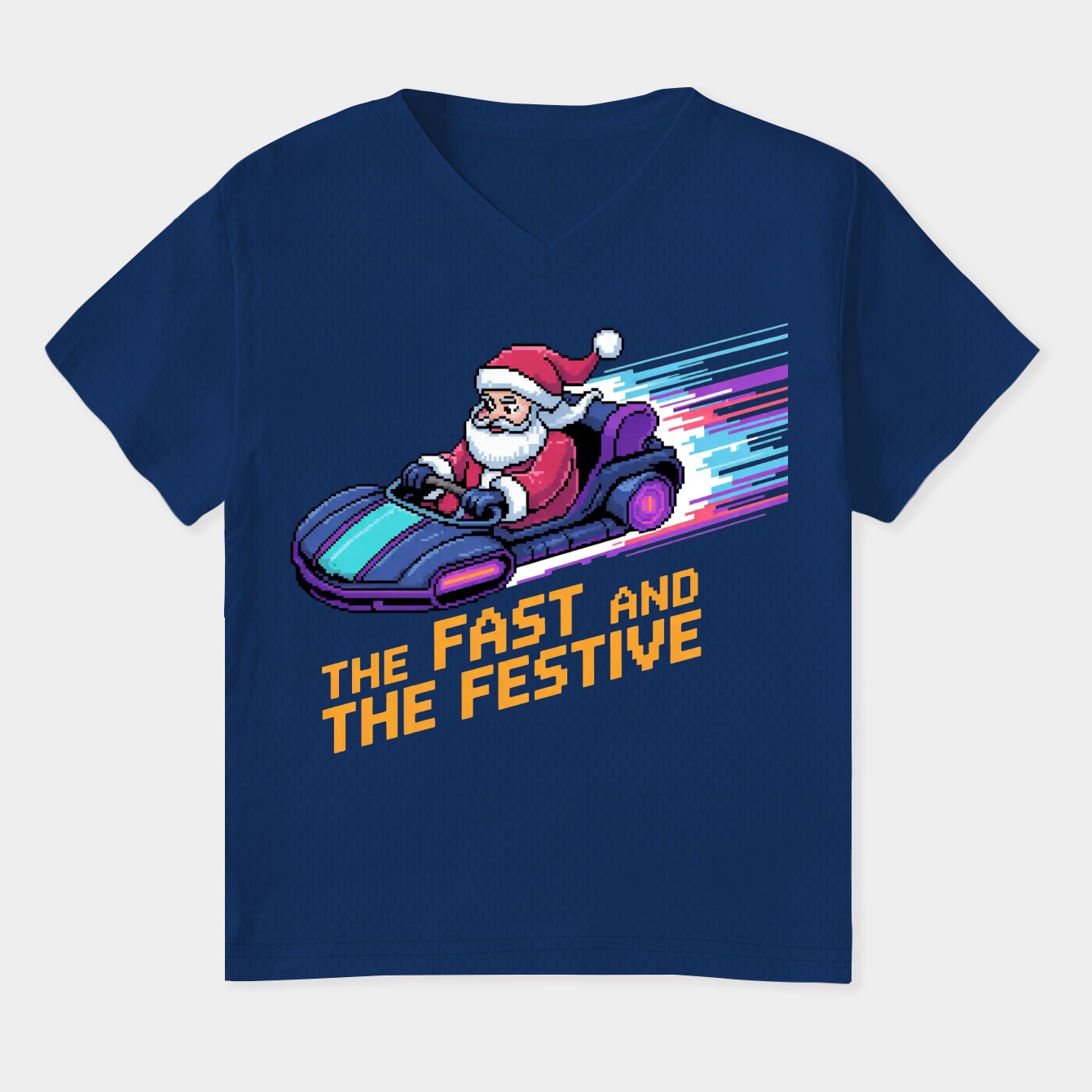 Christmas Drift Women's Plus Size V-Neck T-Shirt