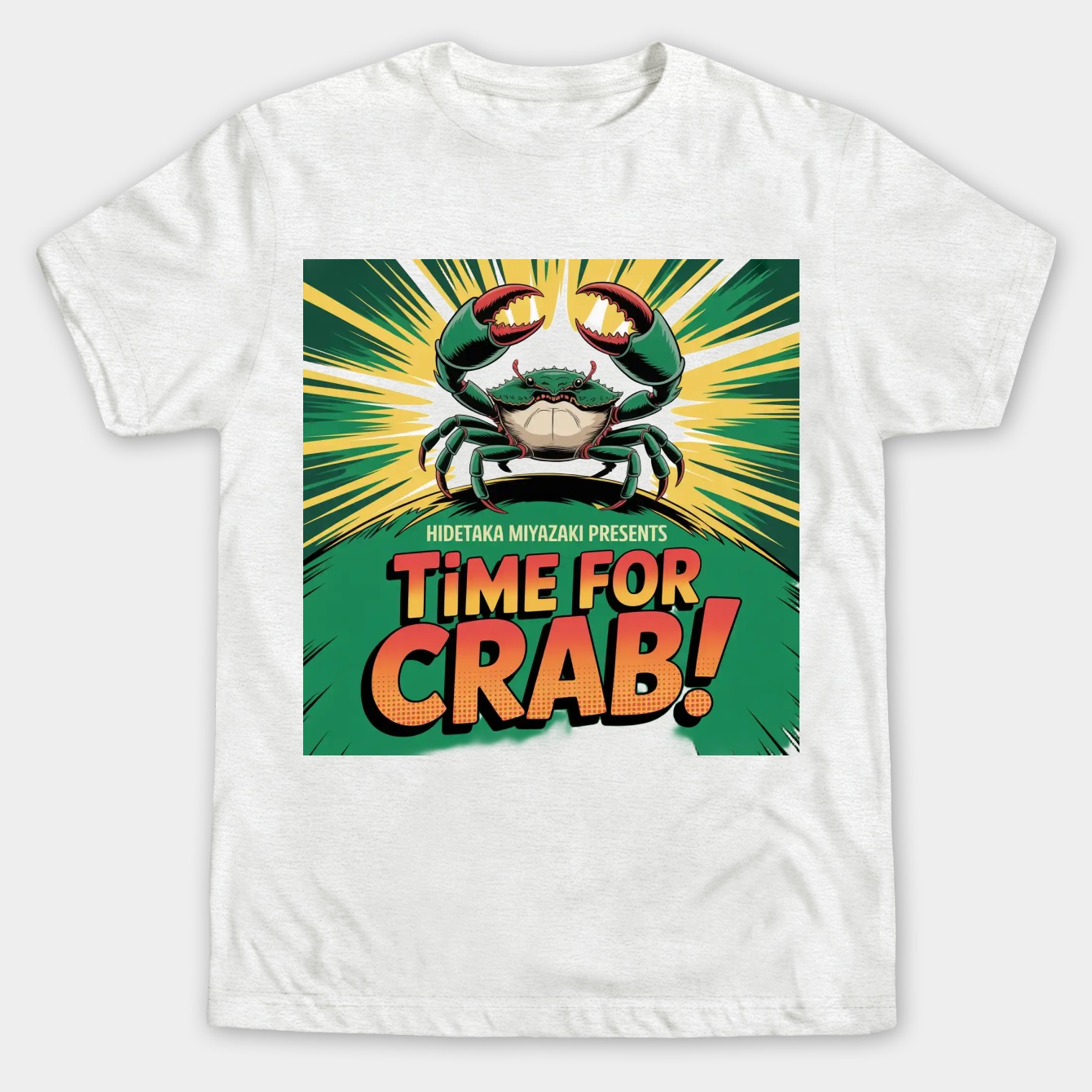 Time for Crab Men's Big & Tall T-shirt