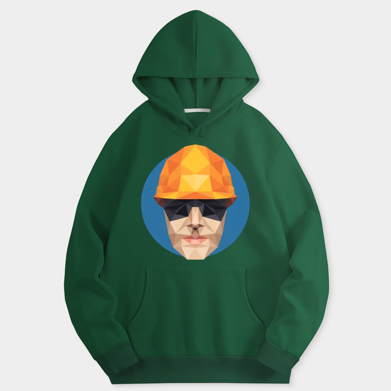 TF2 Polygonal Engineer Face - Blu Women's Hoodie