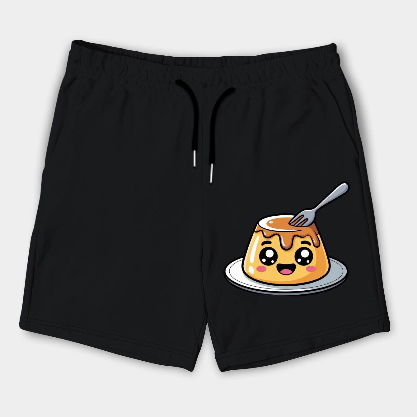 Pudding with Fork Men's Shorts