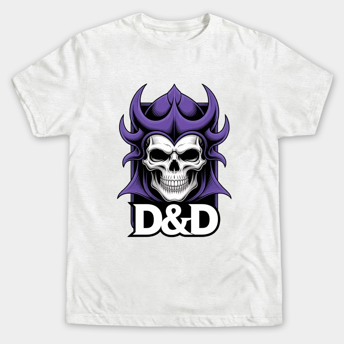 D&D Lich Black Print Men's Big & Tall T-shirt