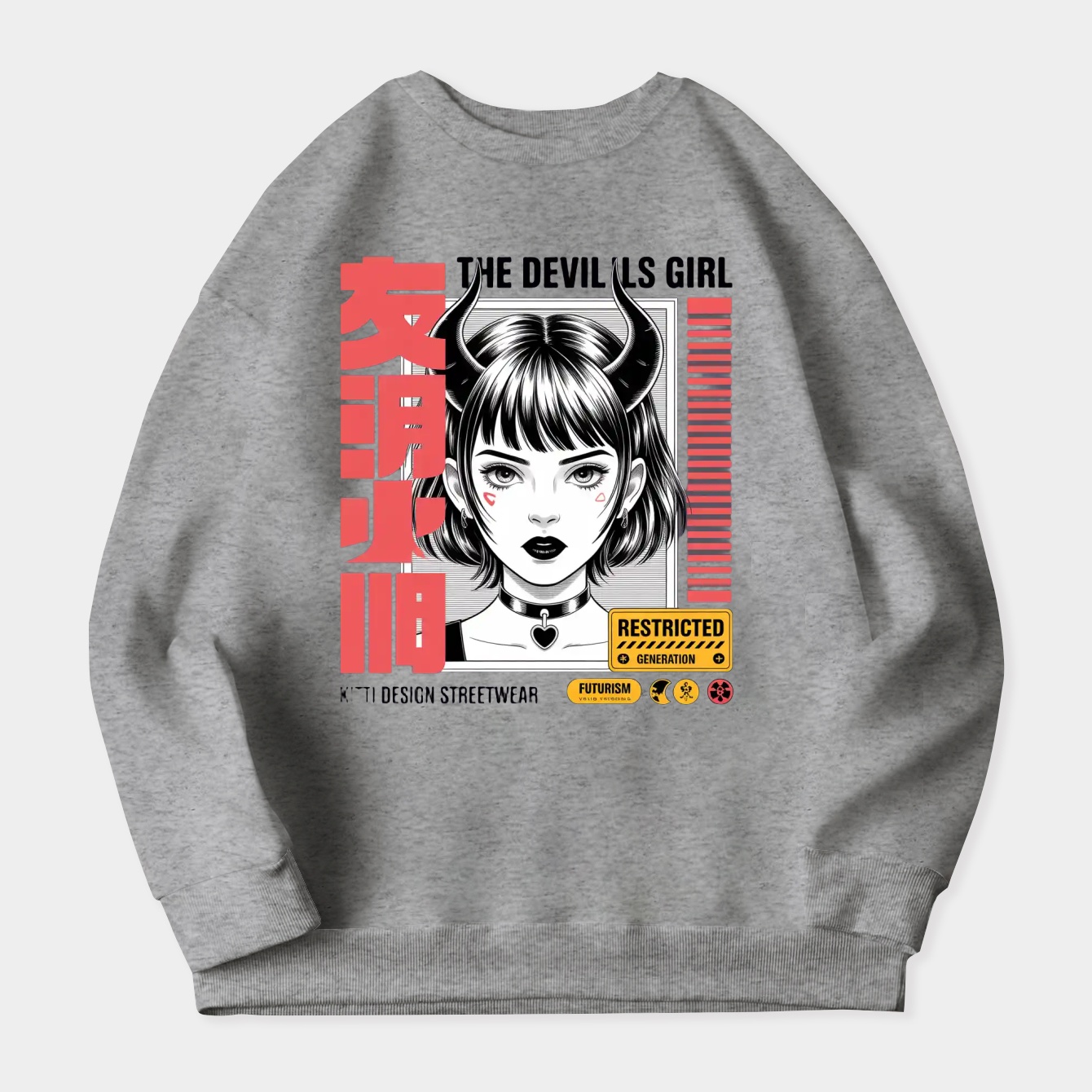 THE DEVILS GIRL Women's Plus Size Sweatshirt