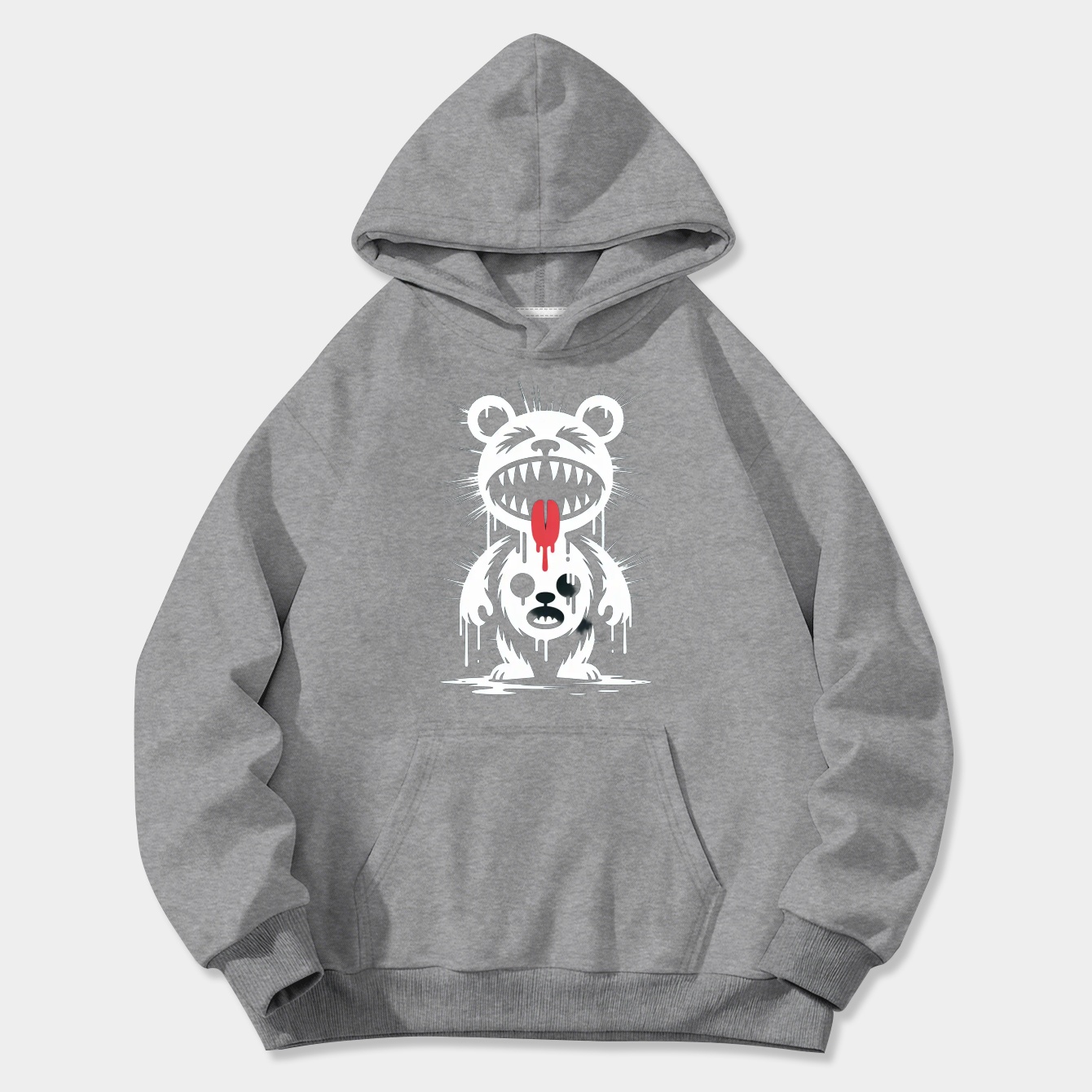 Painted Monokuma Women's Plus Size Hoodie