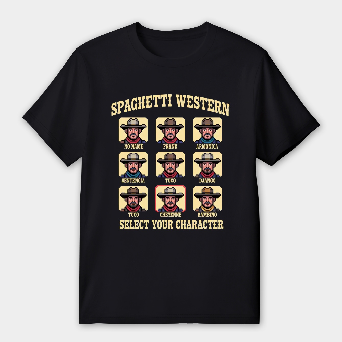 Spaghetti Western pixel Women's Premium Soft T-Shirt