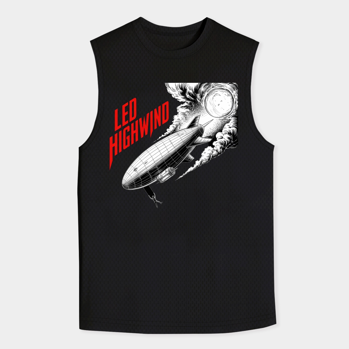 LED HIGHWIND Transparent Men's Tank Top