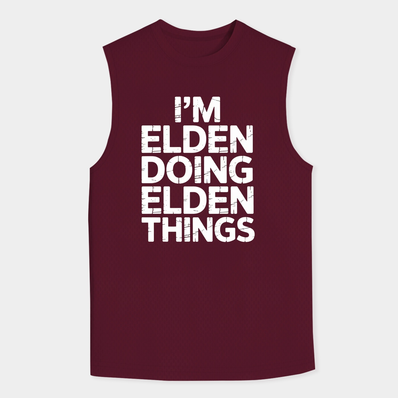 Funny Gift For Elden Name Elden Doing Elden Things Men's Big & Tall Tank Top