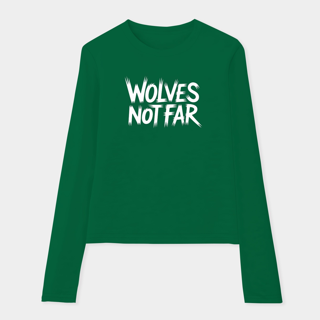 Wolves Not Far Women's Soft Long Sleeve T-Shirt