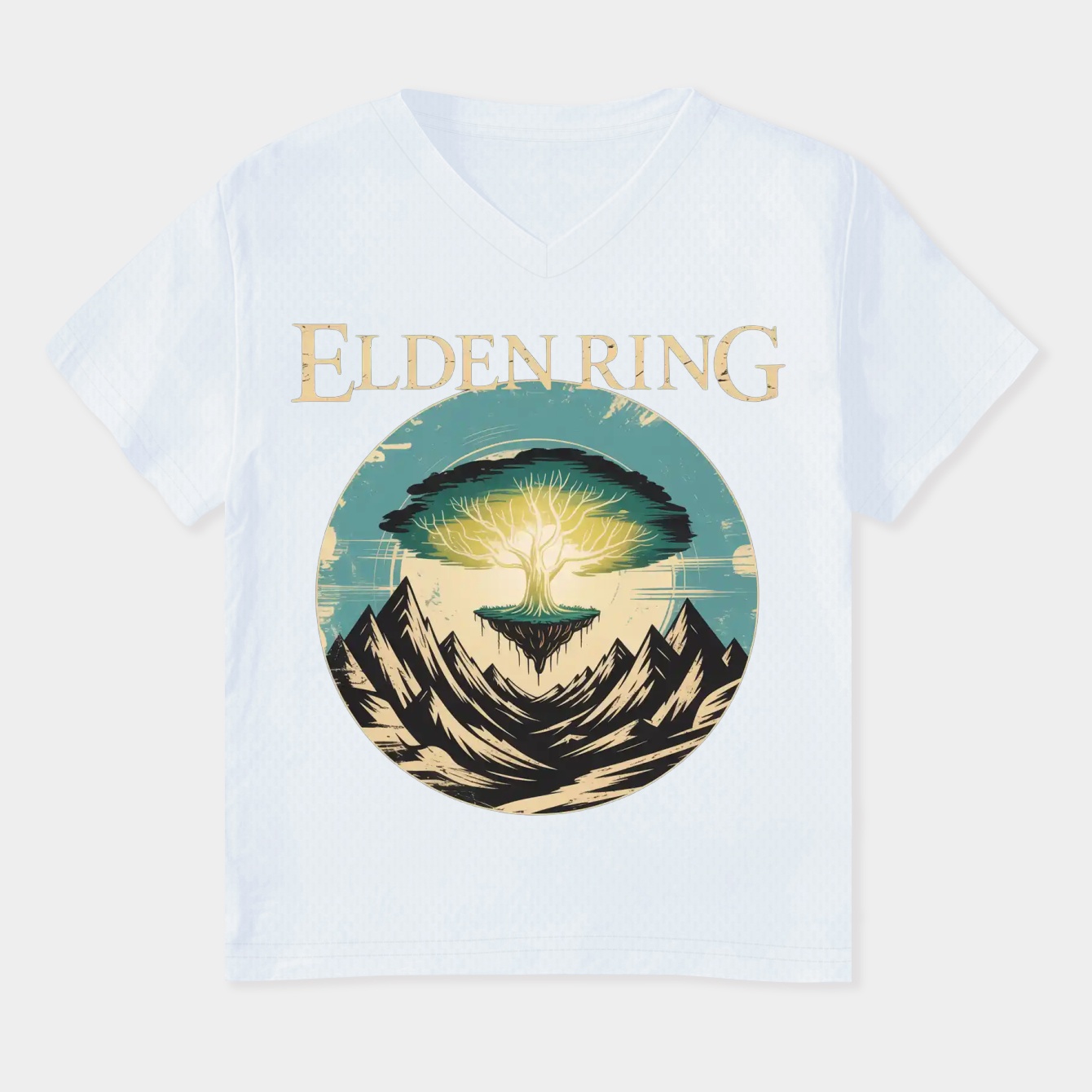 Elden Ring Vintage Women's Plus Size V-Neck T-Shirt