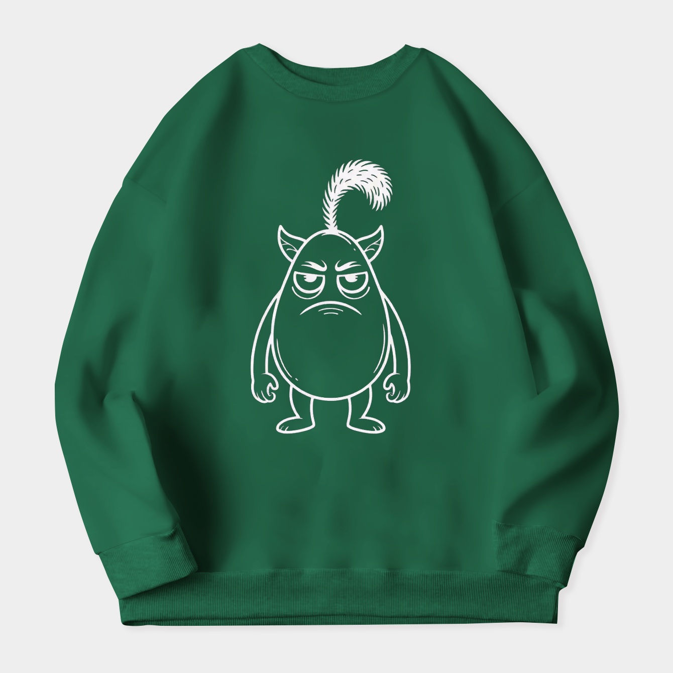 Moomintroll Angry Women's Crewneck Sweatshirt