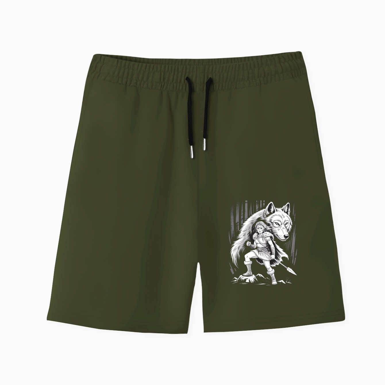 Mononoke Men's Quick-Dry Athletic Shorts