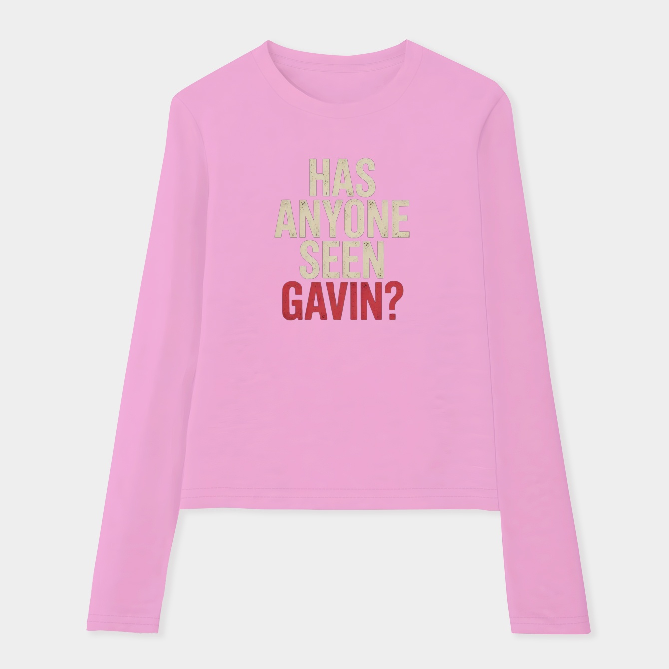 Has Anyone Seen Gavin Women's Soft Long Sleeve T-Shirt