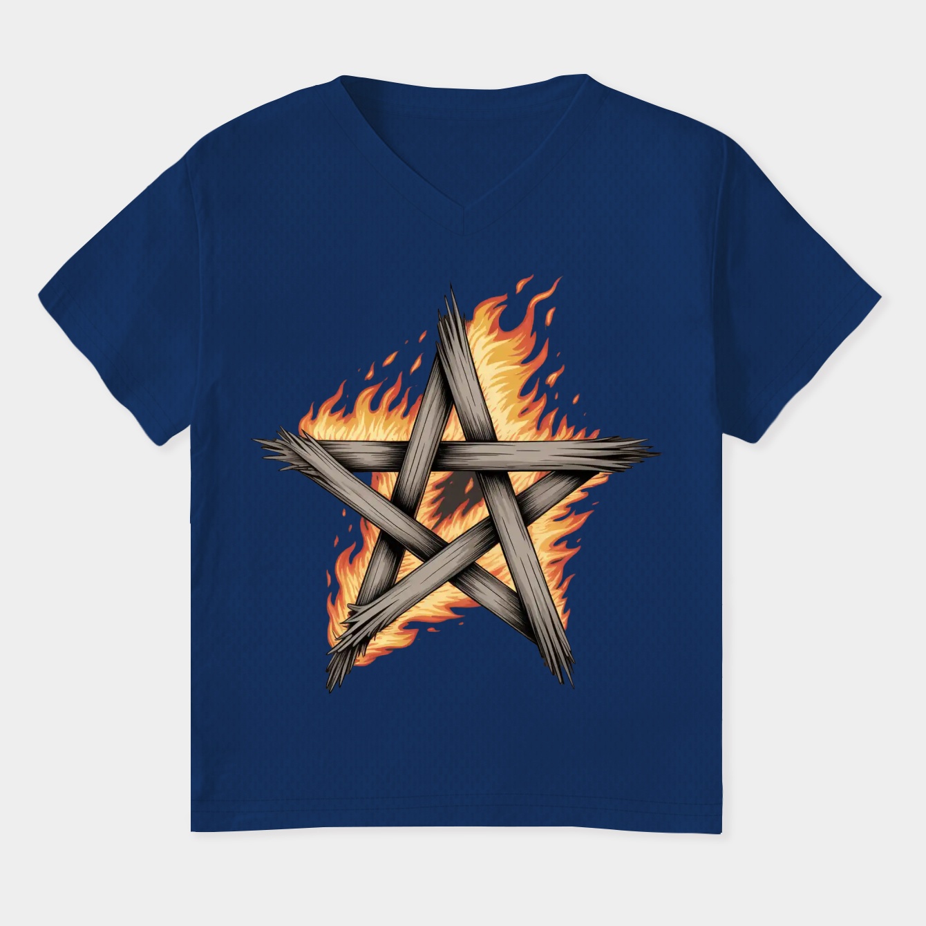 Fire Inside Women's Plus Size V-Neck T-Shirt