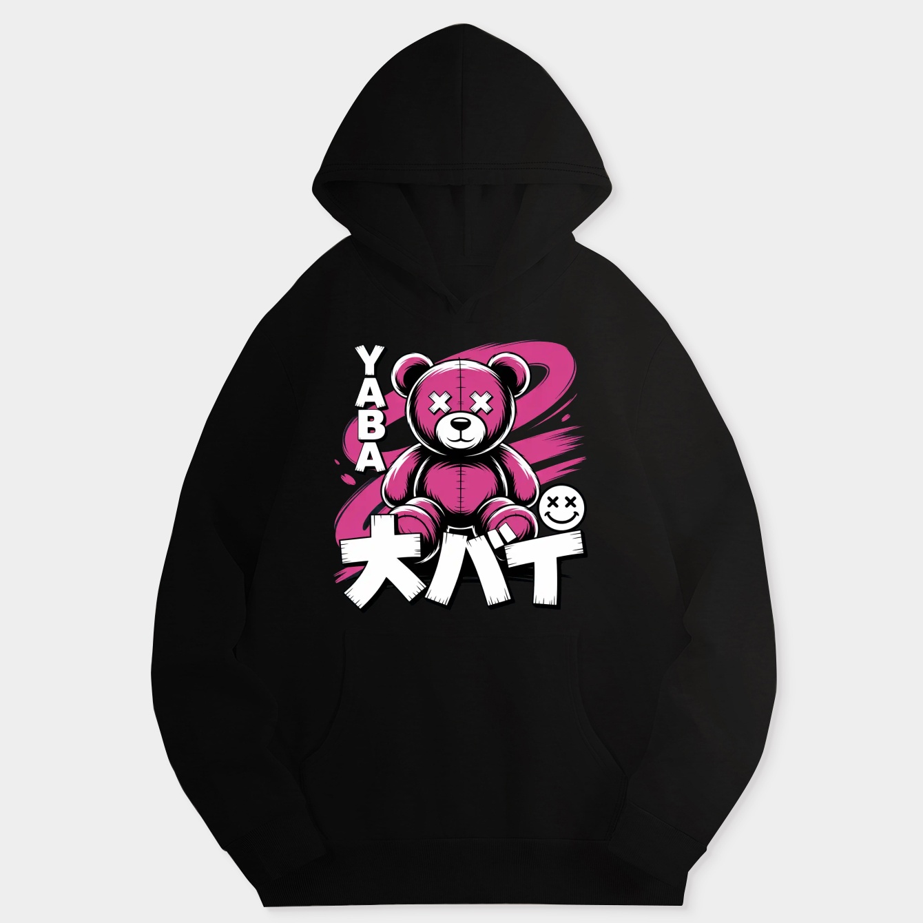 Yabai Japanese Dead Eyes Smiley Face Streetwear