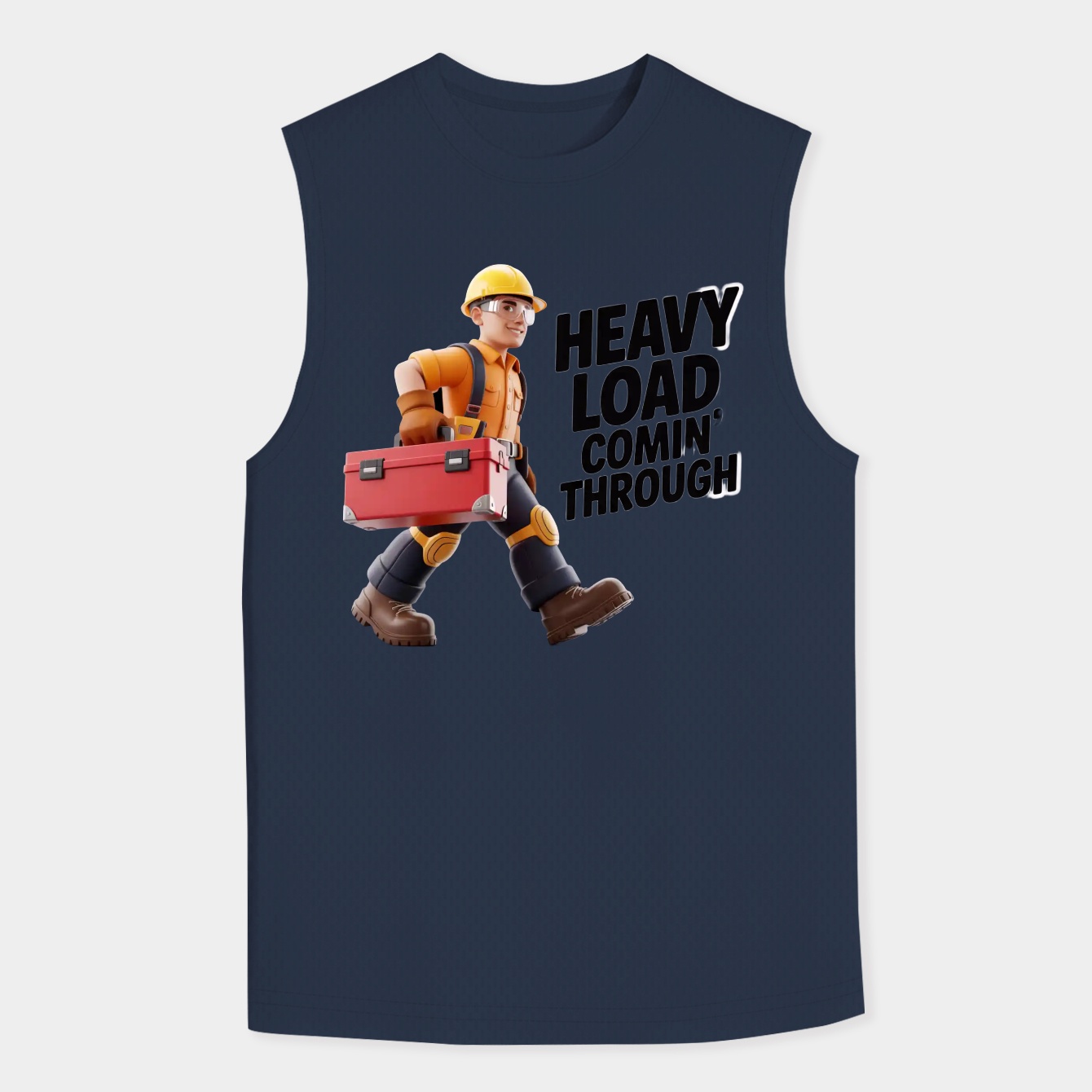 Heavy Load Comin’ Through (Engineer TF2) Men's Big & Tall Tank Top