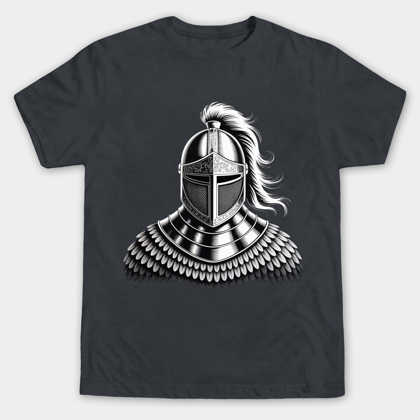 tarnished b & w Men's Big & Tall T-shirt