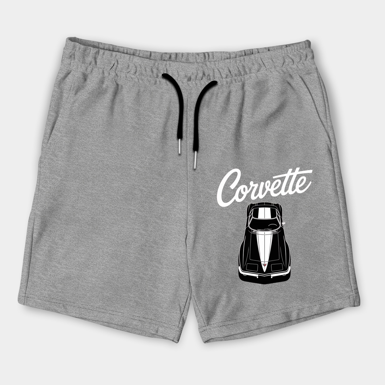 Corvette C2 - White line Men's Shorts