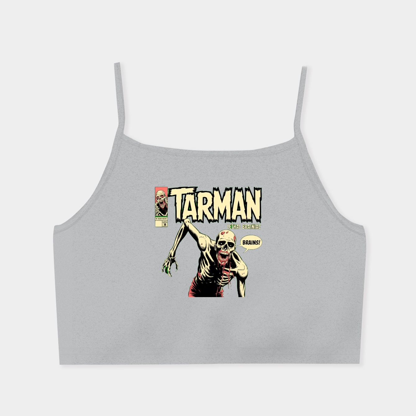 Tarman Issue 2 Lethal Brainiac Women's Spaghetti Strap Tank Top